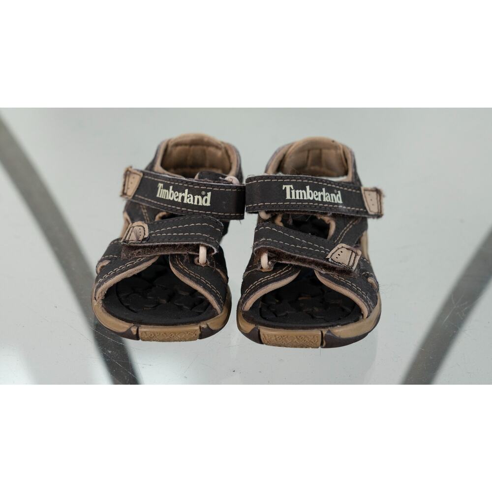Timberland Mad River 2-Strap Brown Sandals Toddler Shoes Size 5 Brown 43862 - Picture 8 of 9